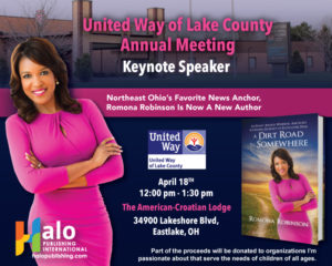 Keynote Speaker at the United Way of Lake County Annual Meeting @ The American-Croatian Lodge | Eastlake | Ohio | United States