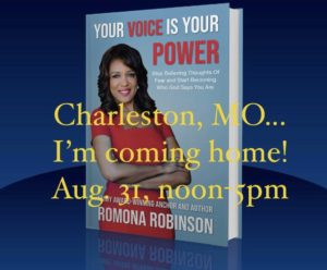 Speech & Book Signing in Charleston, Mo